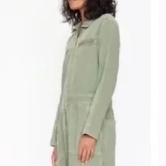 Sandrine Rose xFree People Army Zippers & Pockets Coverall Jumpsuit SzXS or SzS - Picture 7 of 16